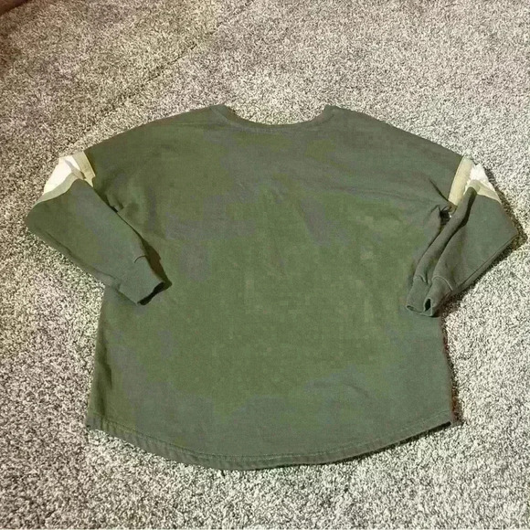 Hogwarts Womens Shirt Long Sleeve Lace Up Size S Green Harry Potter - Picture 6 of 6